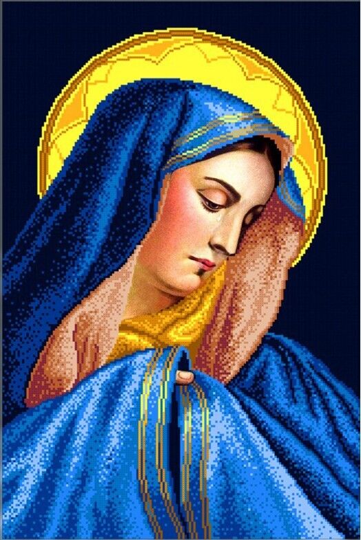 Bead Embroidery Kit Madonna DIY Bead needlepoint Beadwork