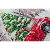 Counted Cross Stitch Kit Christmas tree DIY Unprinted canvas