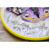 Counted Cross Stitch Kit Butterfly DIY Unprinted canvas