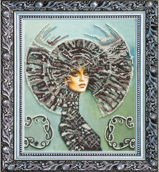 Bead Embroidery Kit Selena DIY Abris Art