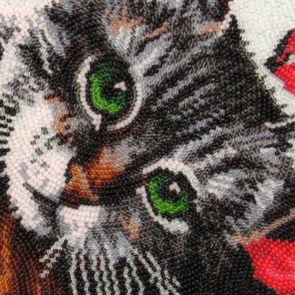 Full Bead embroidery kit Cat DIY