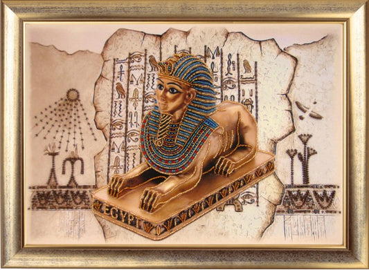 Bead embroidery kit Sphinx DIY
