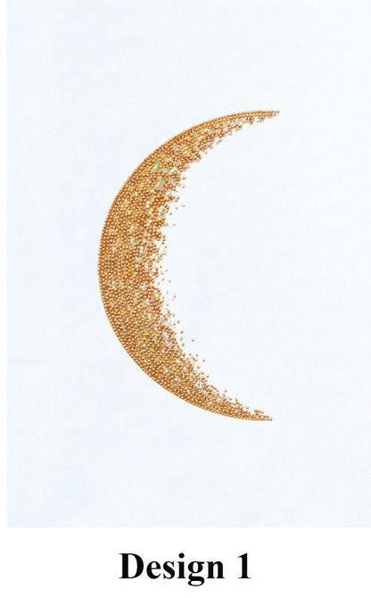 Bead Embroidery Kit Moon DIY Abris Art