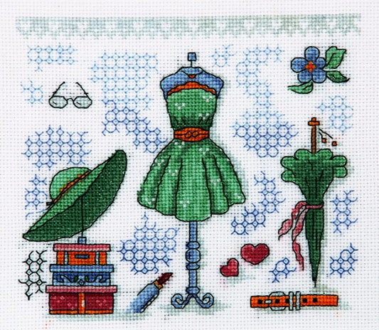 Counted Cross Stitch Kit Fashion DIY Alisena