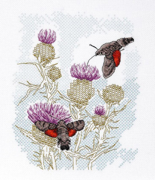 Counted Cross Stitch Kit Butterfly DIY Alisena