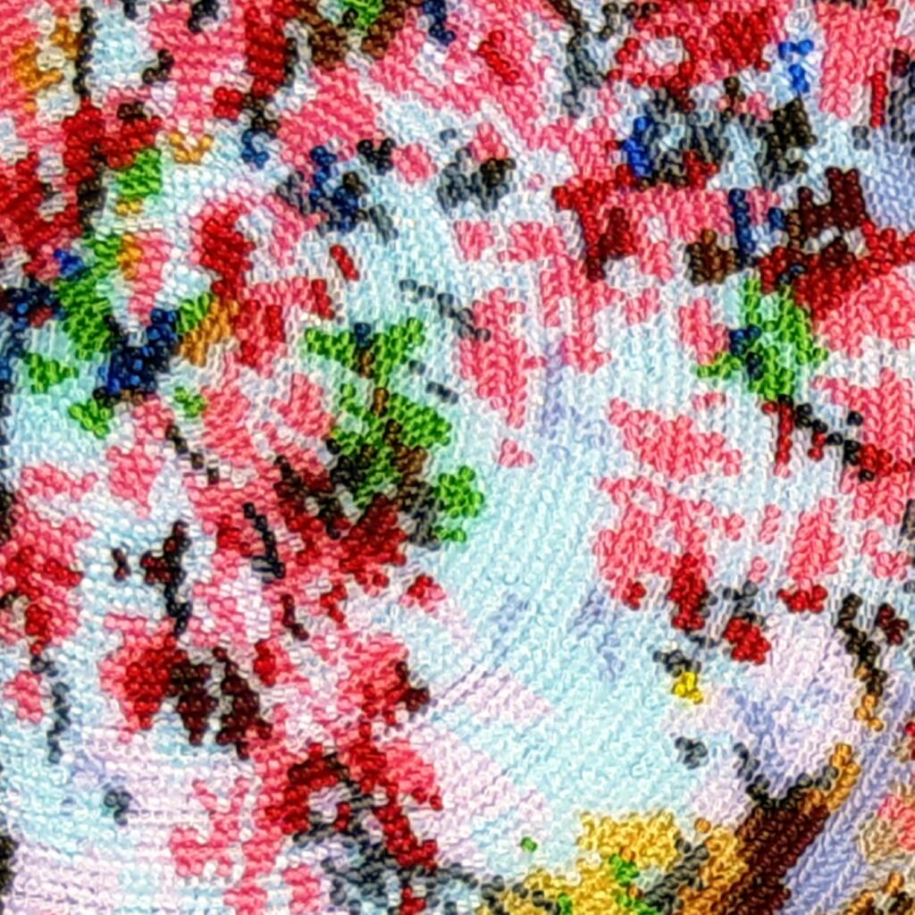 Perlenstickset Sakura in Blüte DIY