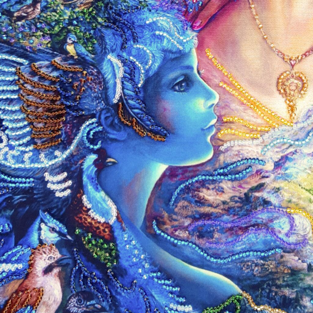 Bead Embroidery Kit "Three Graces" DIY