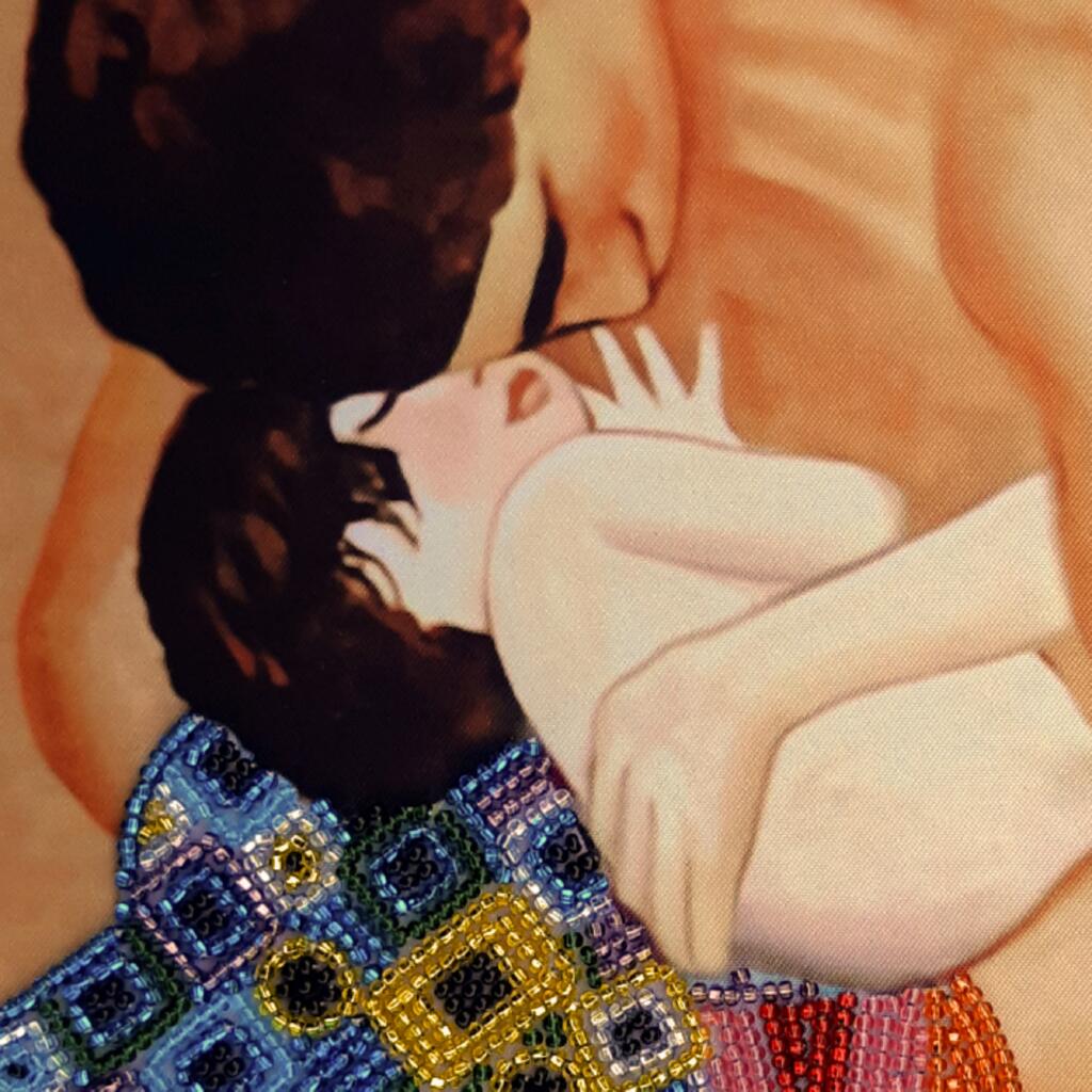 Bead embroidery kit Family Klimt DIY