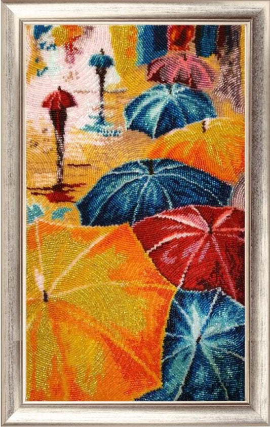 Kit de broderie de perles Parapluies rigolos DIY