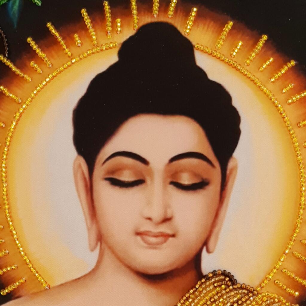 Bead Embroidery Kit "Buddha" DIY