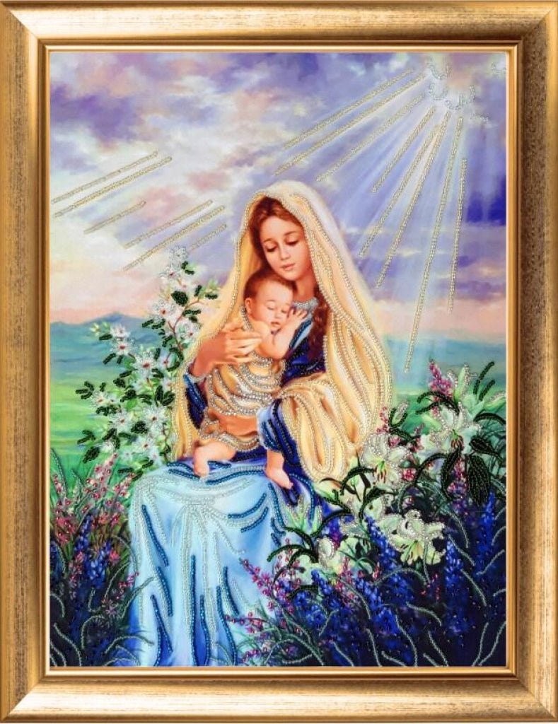 Bead Embroidery Kit Mother's happiness DIY