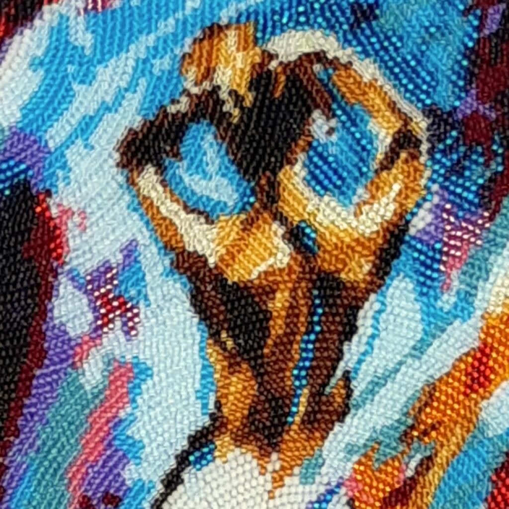 Full Bead Embroidery Kit Lady DIY