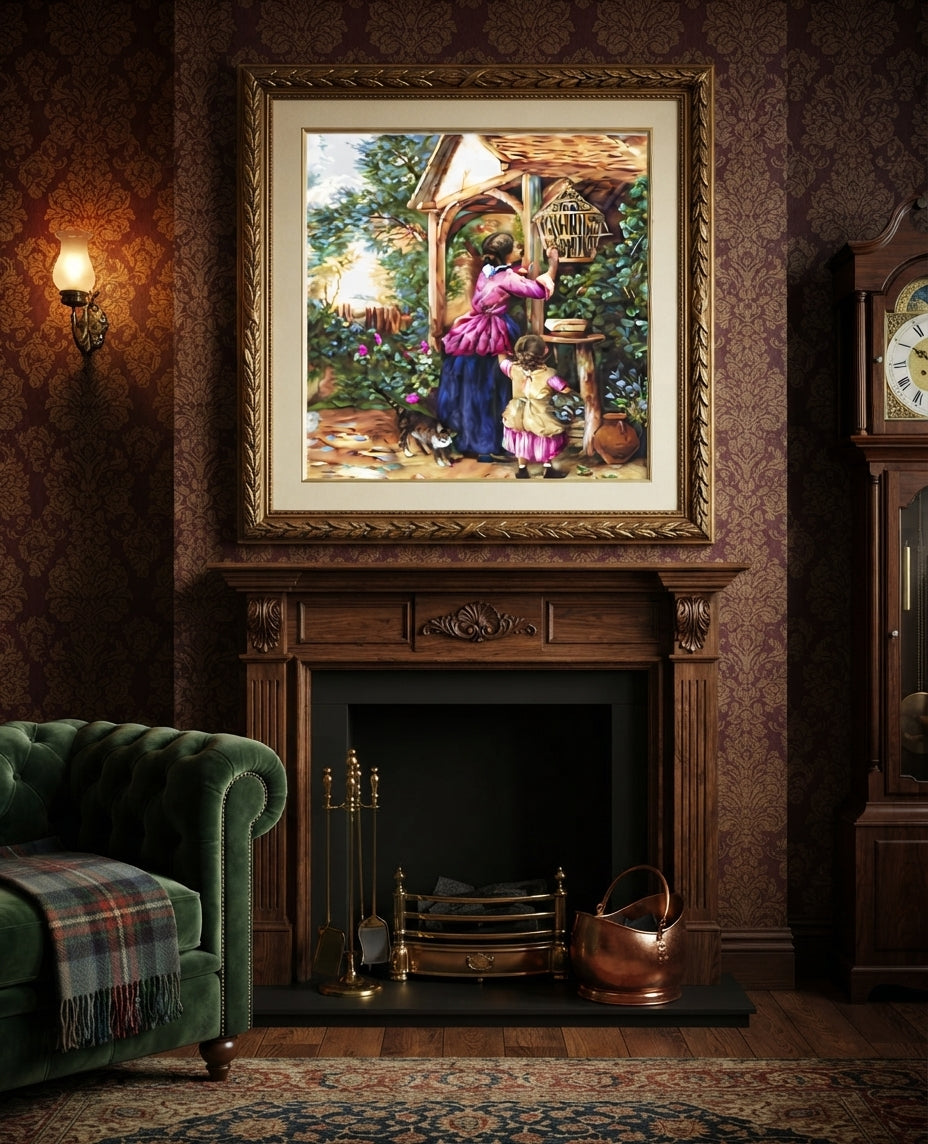 Gobelin kit Needlework Tapestry Kit "The Birdcage" DIY by Luca-S