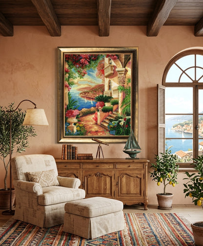 Bead Embroidery Kit "Azure Coast" DIY