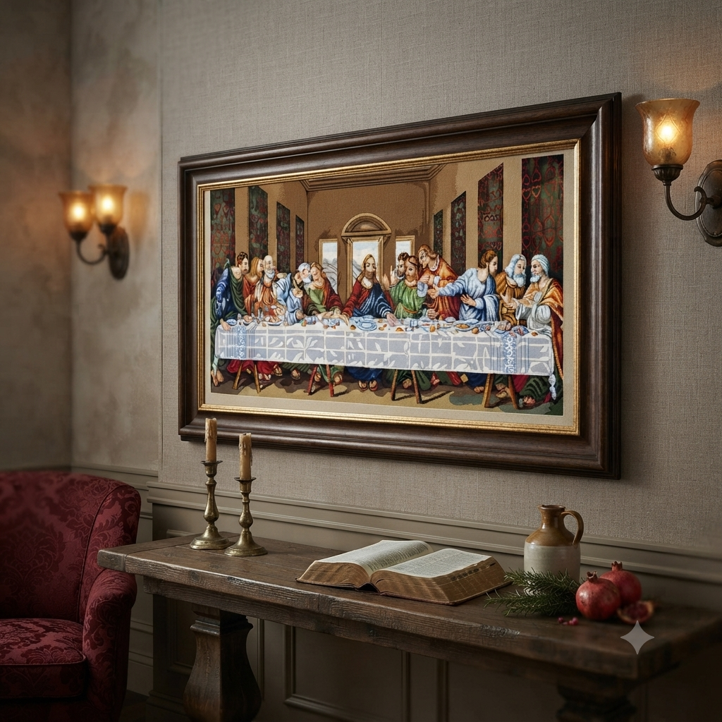 Gobelin kit Needlework Tapestry Kit The Last Supper DIY Luca-S