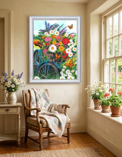 Bead Embroidery Kit "Summer Flowers" DIY