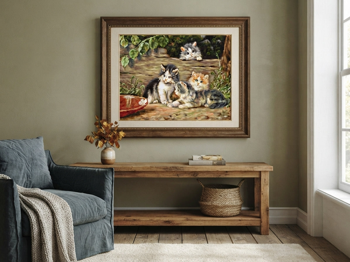 Gobelin kit Needlework Tapestry Kit "Cats" DIY by Luca-S