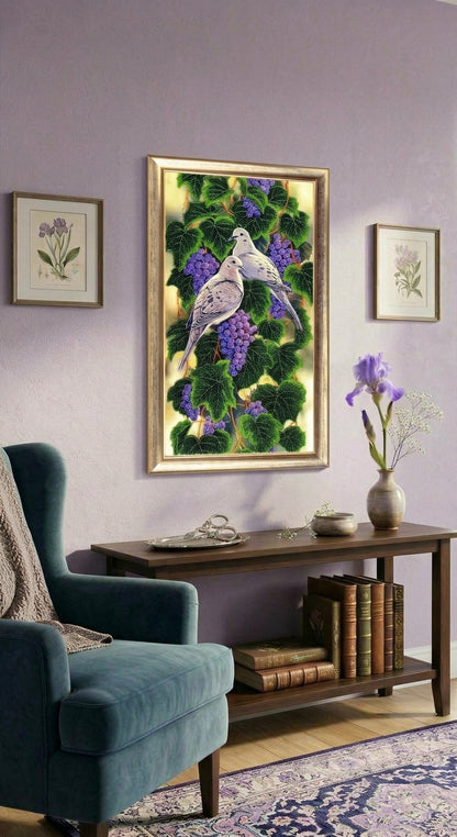 Bead embroidery kit "Grapevine" DIY