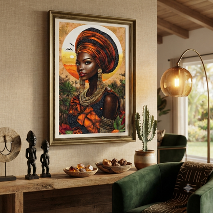 Gobelin kit Needlework Tapestry Kit African woman DIY by Luca-S