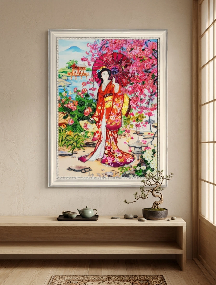Bead Embroidery Kit "Oriental Garden" DIY