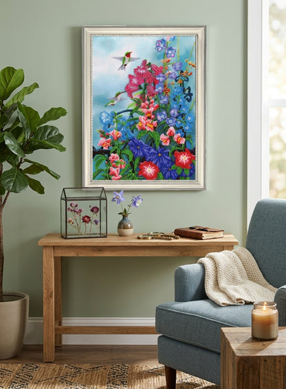 Bead Embroidery Kit "Garden Corner" DIY