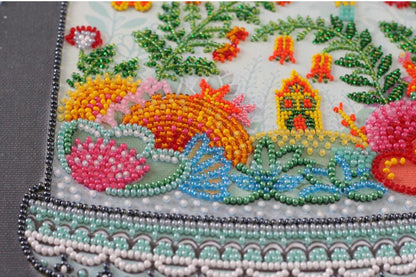 Bead Embroidery Kit Summer forever DIY Abris Art