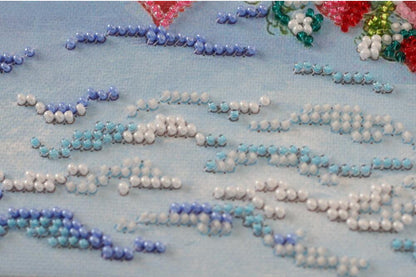 Bead Embroidery Kit Tree of love DIY Abris Art