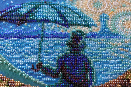 Bead Embroidery Kit Moonlight Sonata DIY Abris Art