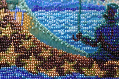 Bead Embroidery Kit Moonlight Sonata DIY Abris Art