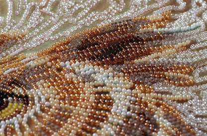 Bead Embroidery Kit Owl DIY Abris Art