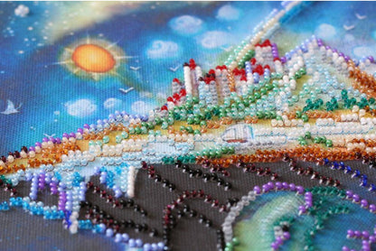 Bead Embroidery Kit Universe DIY Abris Art