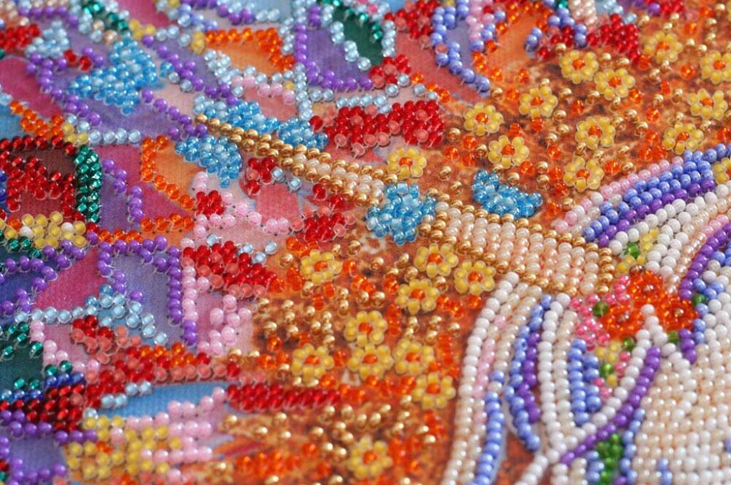 Perlenstickerei-Set Schlüssel zum Glück DIY Abris Art