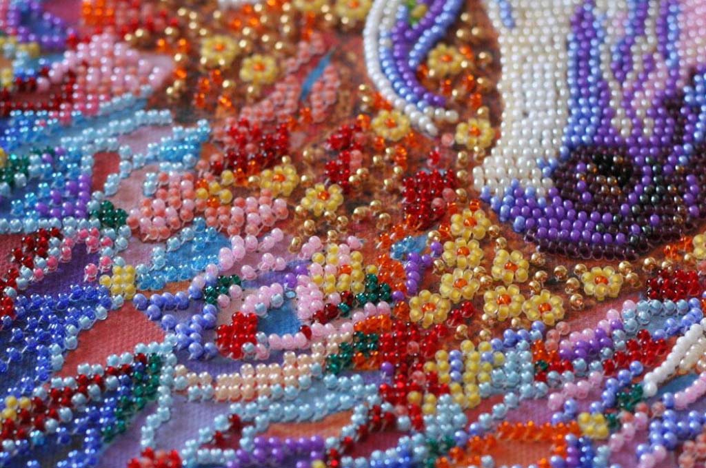 Perlenstickerei-Set Schlüssel zum Glück DIY Abris Art