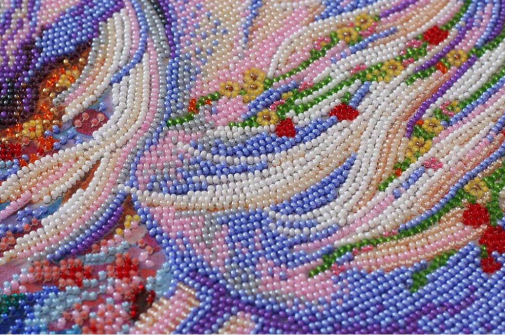 Perlenstickerei-Set Schlüssel zum Glück DIY Abris Art