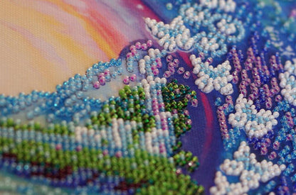 Bead Embroidery Kit Crystal spray DIY Abris Art