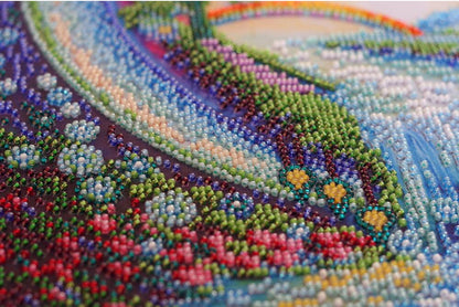 Bead Embroidery Kit Crystal spray DIY Abris Art