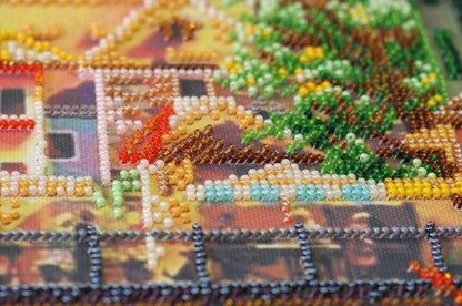Bead Embroidery Kit Fall Autumn DIY Abris Art