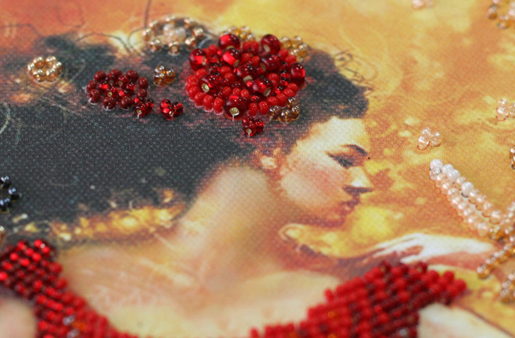 Bead Embroidery Kit Dancer DIY Abris Art