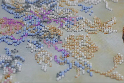 Bead Embroidery Kit Dreaming DIY Abris Art