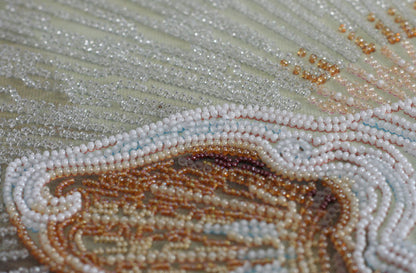 Bead Embroidery Kit Elephant DIY Abris Art