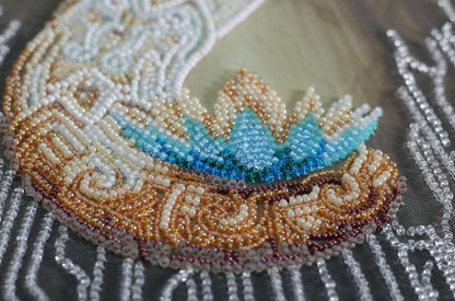 Bead Embroidery Kit Elephant DIY Abris Art