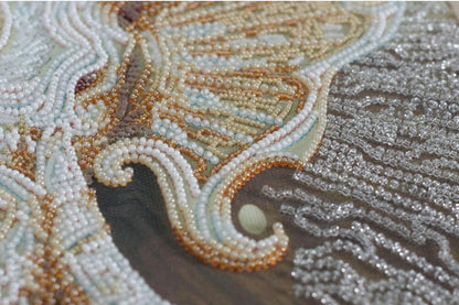 Bead Embroidery Kit Elephant DIY Abris Art