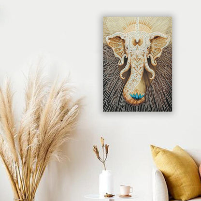 Bead Embroidery Kit Elephant DIY Abris Art