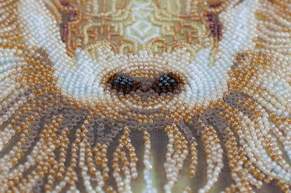 Bead Embroidery Kit Wolf DIY Abris Art