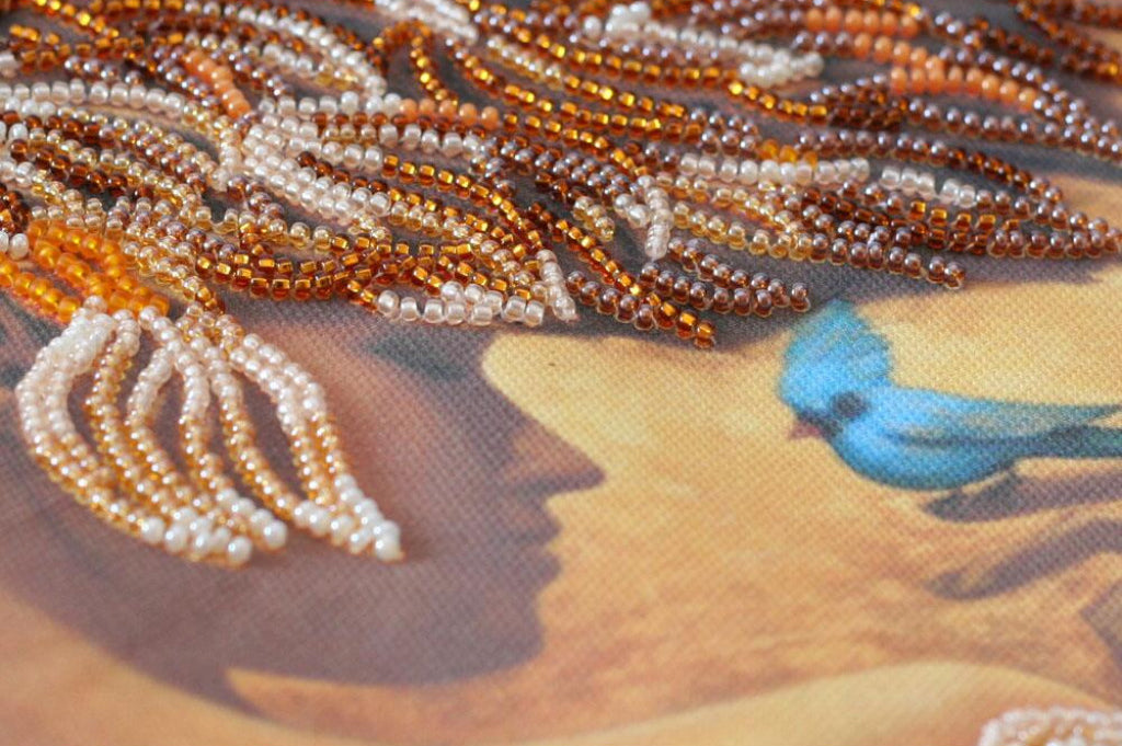 Bead Embroidery Kit Flickering day DIY Abris Art