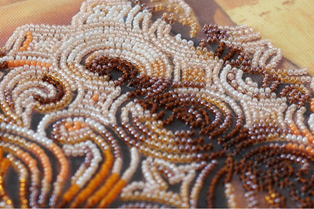 Bead Embroidery Kit Flickering day DIY Abris Art