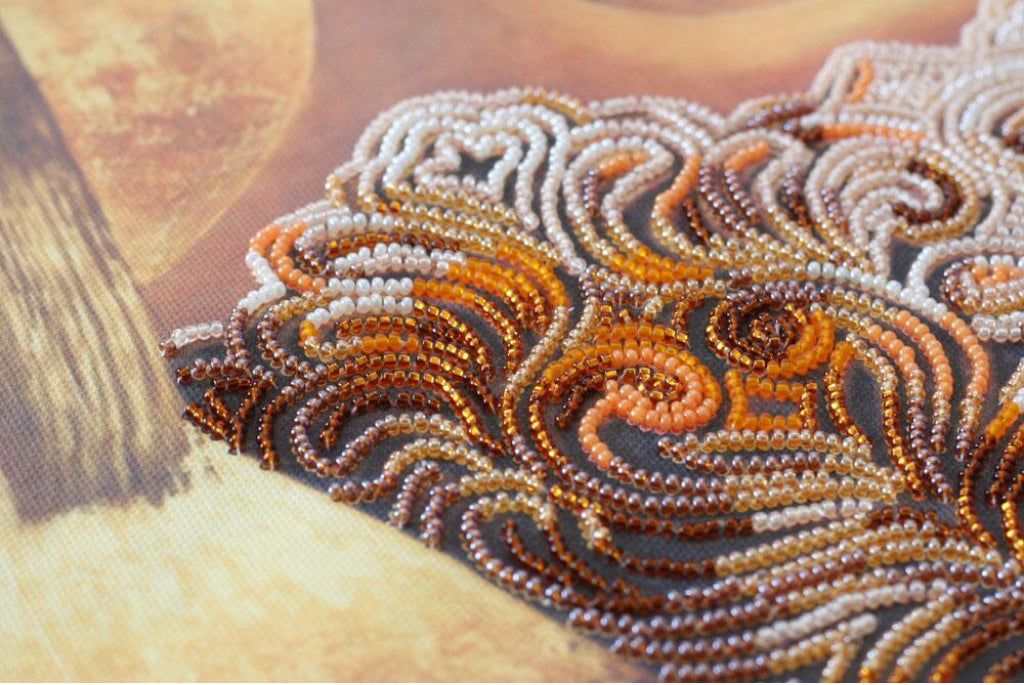 Bead Embroidery Kit Flickering day DIY Abris Art