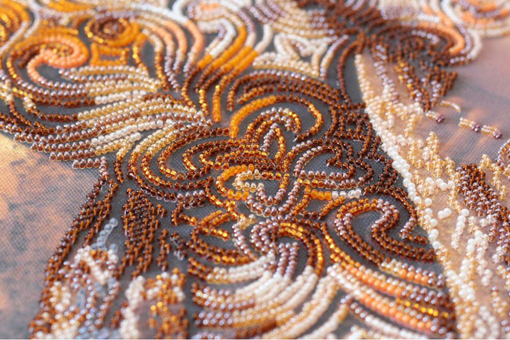 Bead Embroidery Kit Flickering day DIY Abris Art