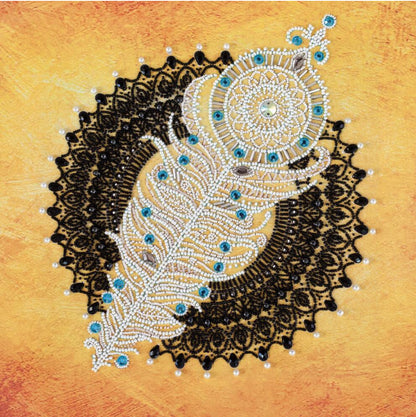 Bead Embroidery Kit Easy breath DIY Abris Art