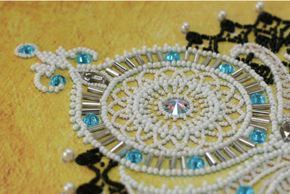 Bead Embroidery Kit Easy breath DIY Abris Art
